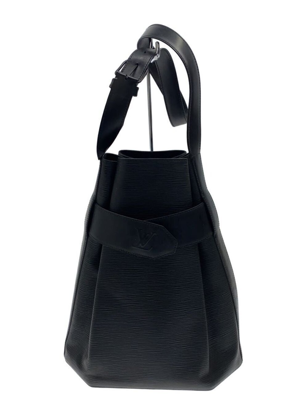 Louis Vuitton Epi Sac Depaule Leather Black fading